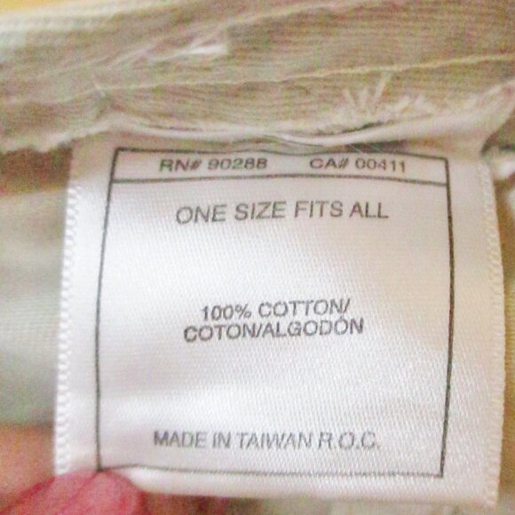 Adidas Baseball Hat Cap One Size Adjustable Beige, Blue Letters & Edging, Cotton - Picture 10 of 13